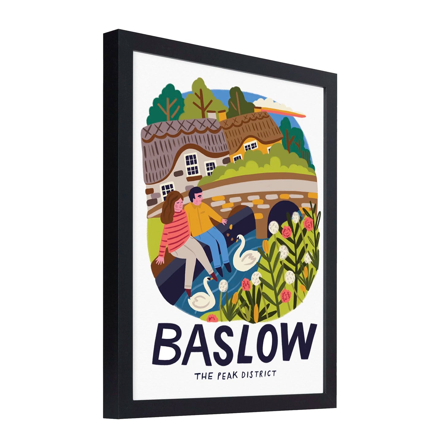Baslow Travel Poster