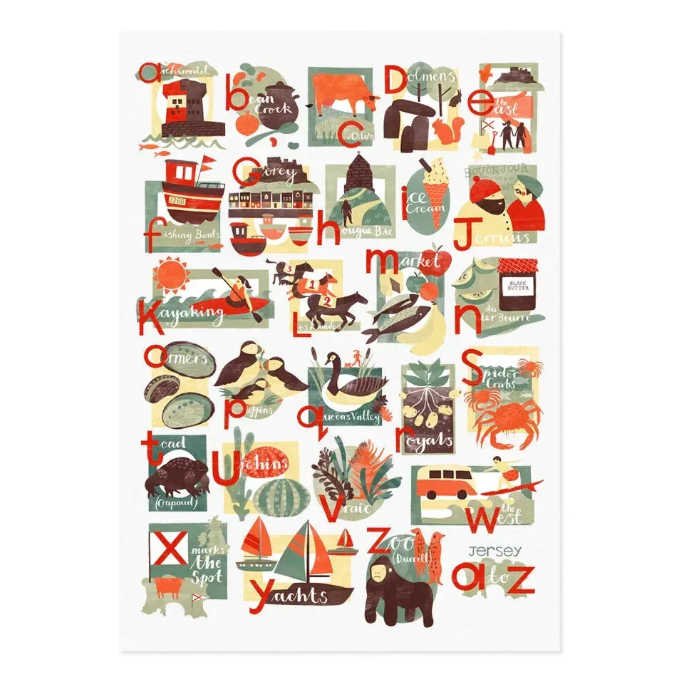 Jersey A-Z Print - Lauren Radley