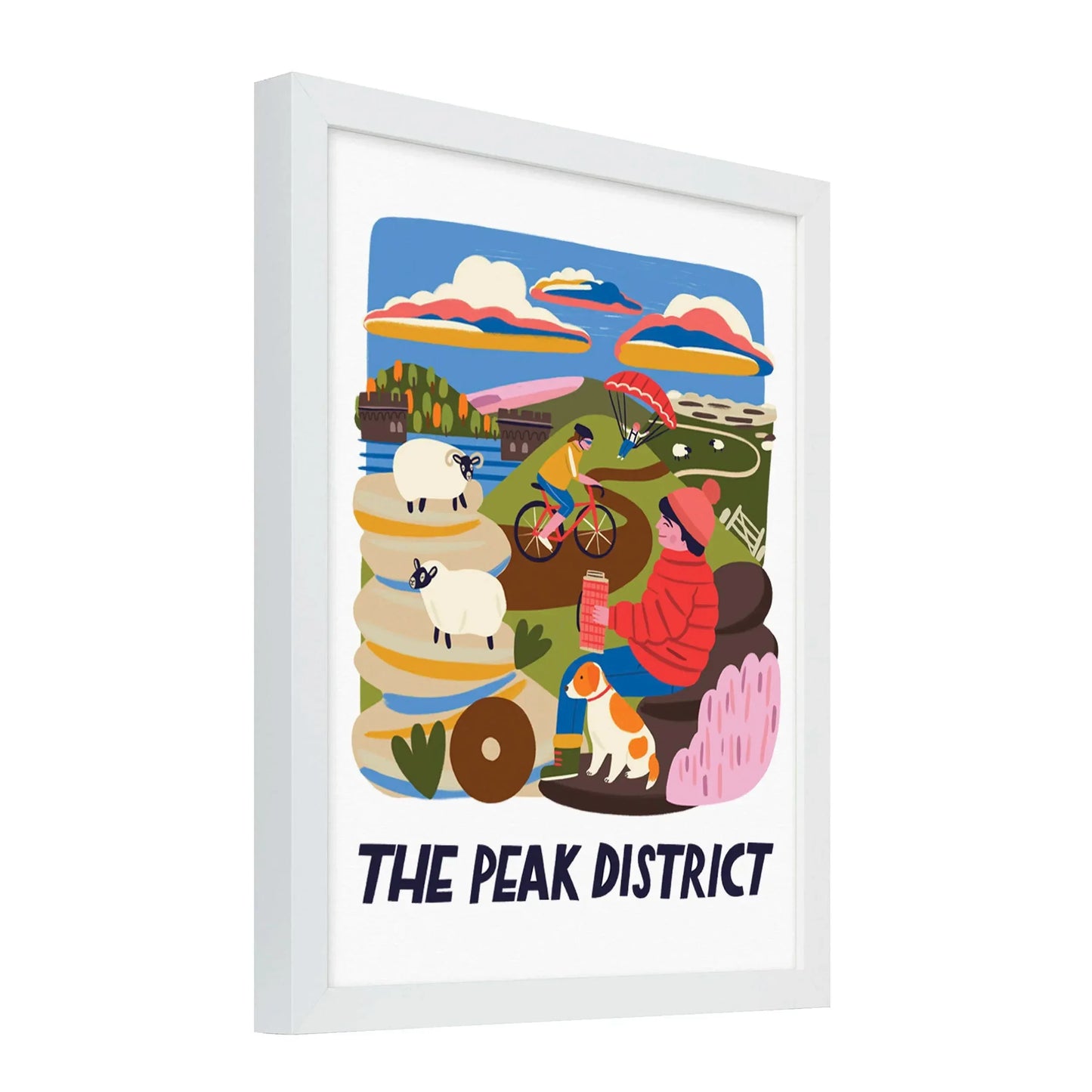 Peak District Travel Poster Print Lauren Radley