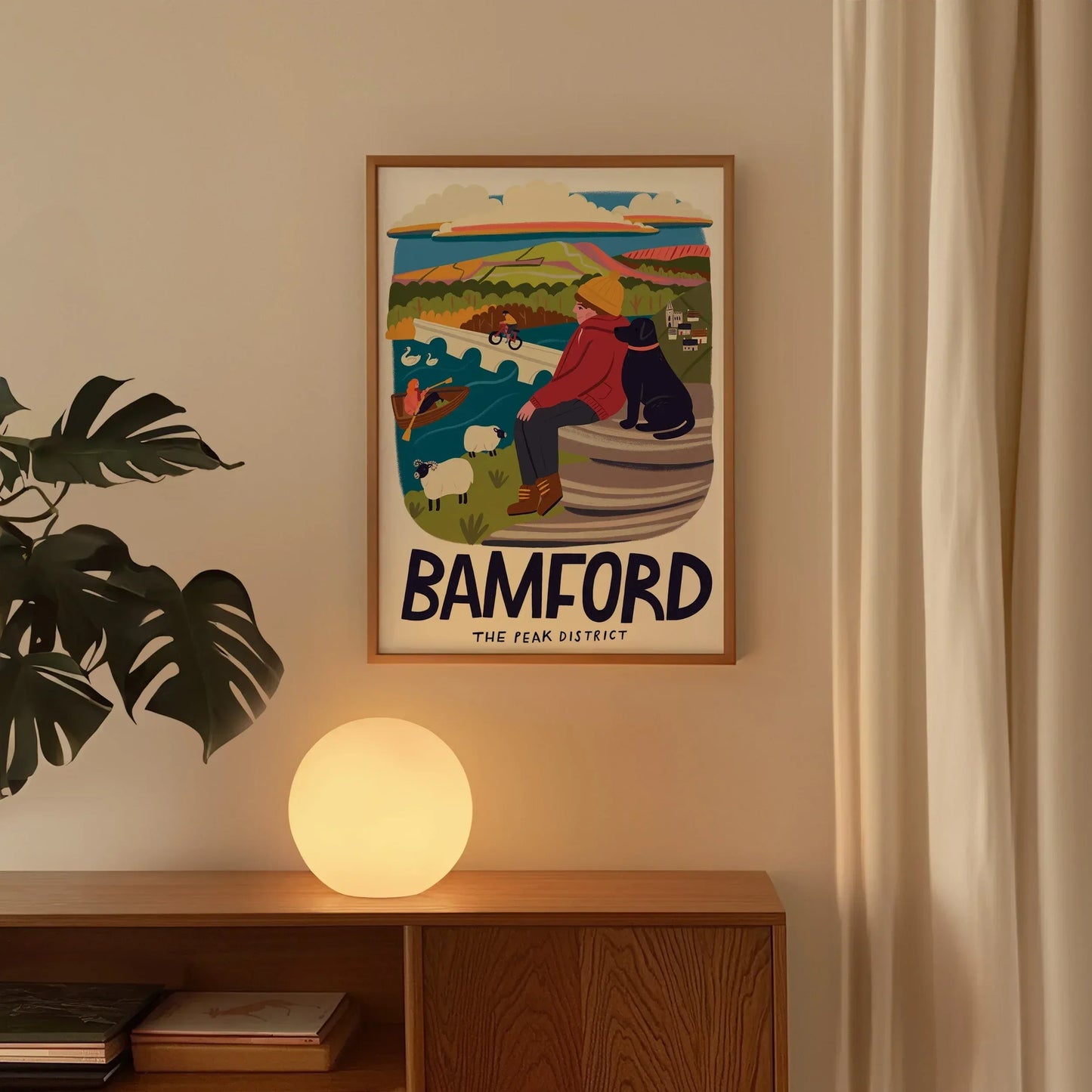Bamford Travel Poster Print - Lauren Radley