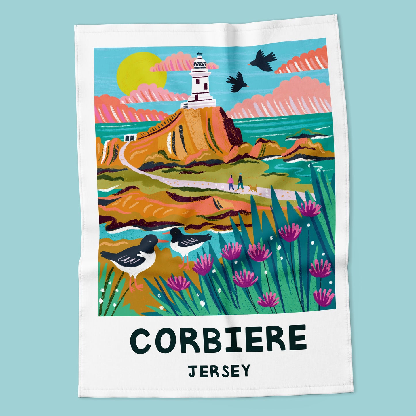 Corbiere Tea Towel