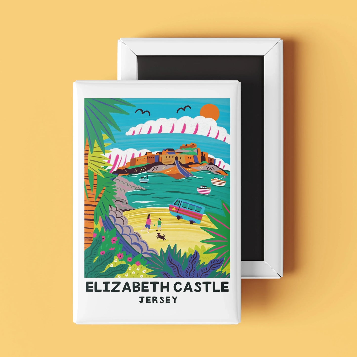 Elizabeth Castle Magnet - Lauren Radley