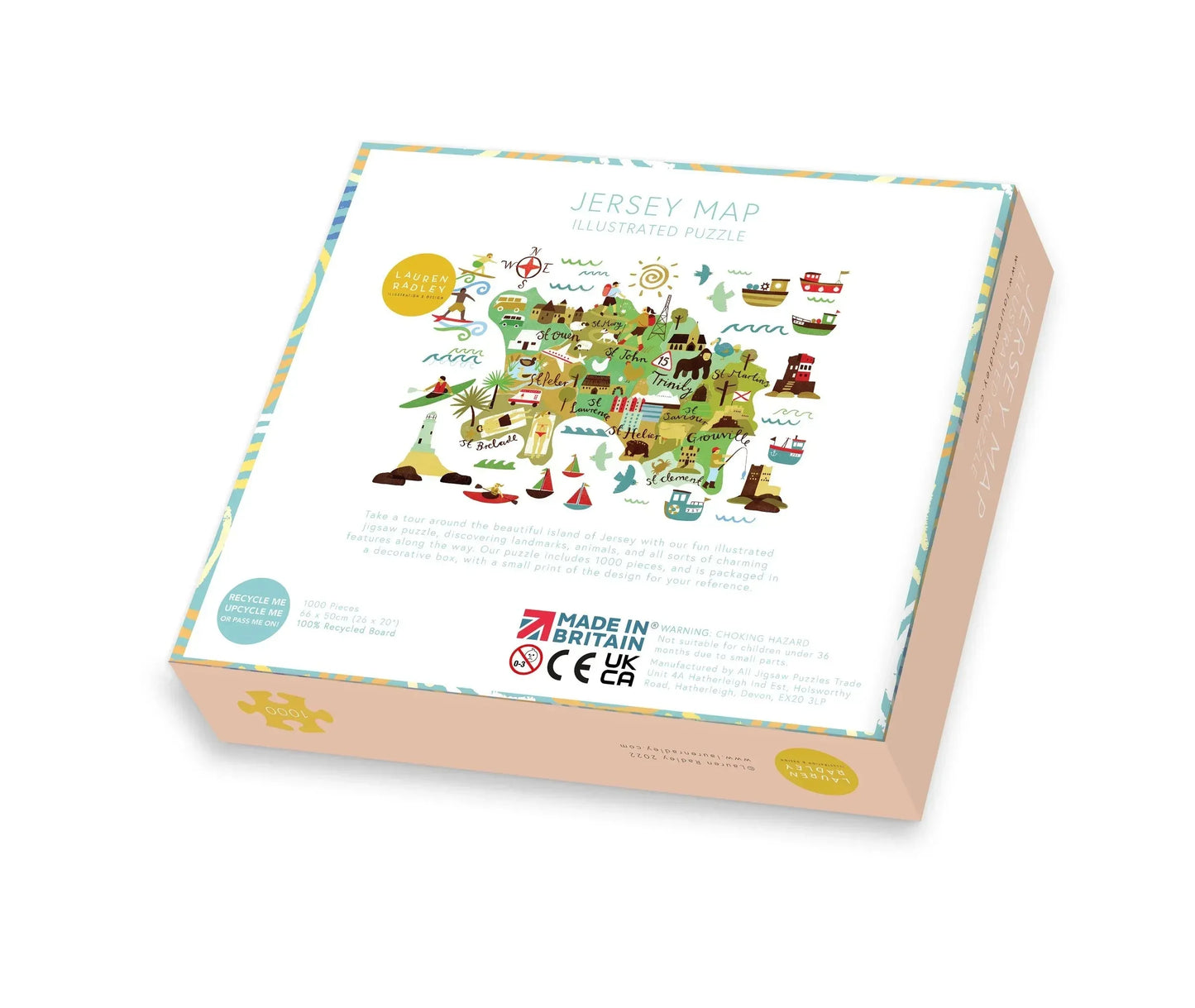 Jersey Map Jigsaw Puzzle Lauren Radley