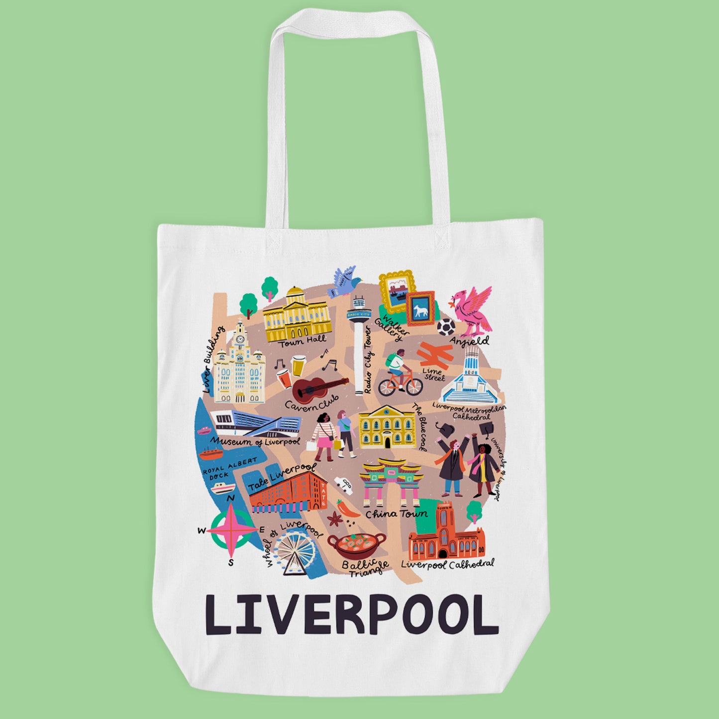 Liverpool Map Bag