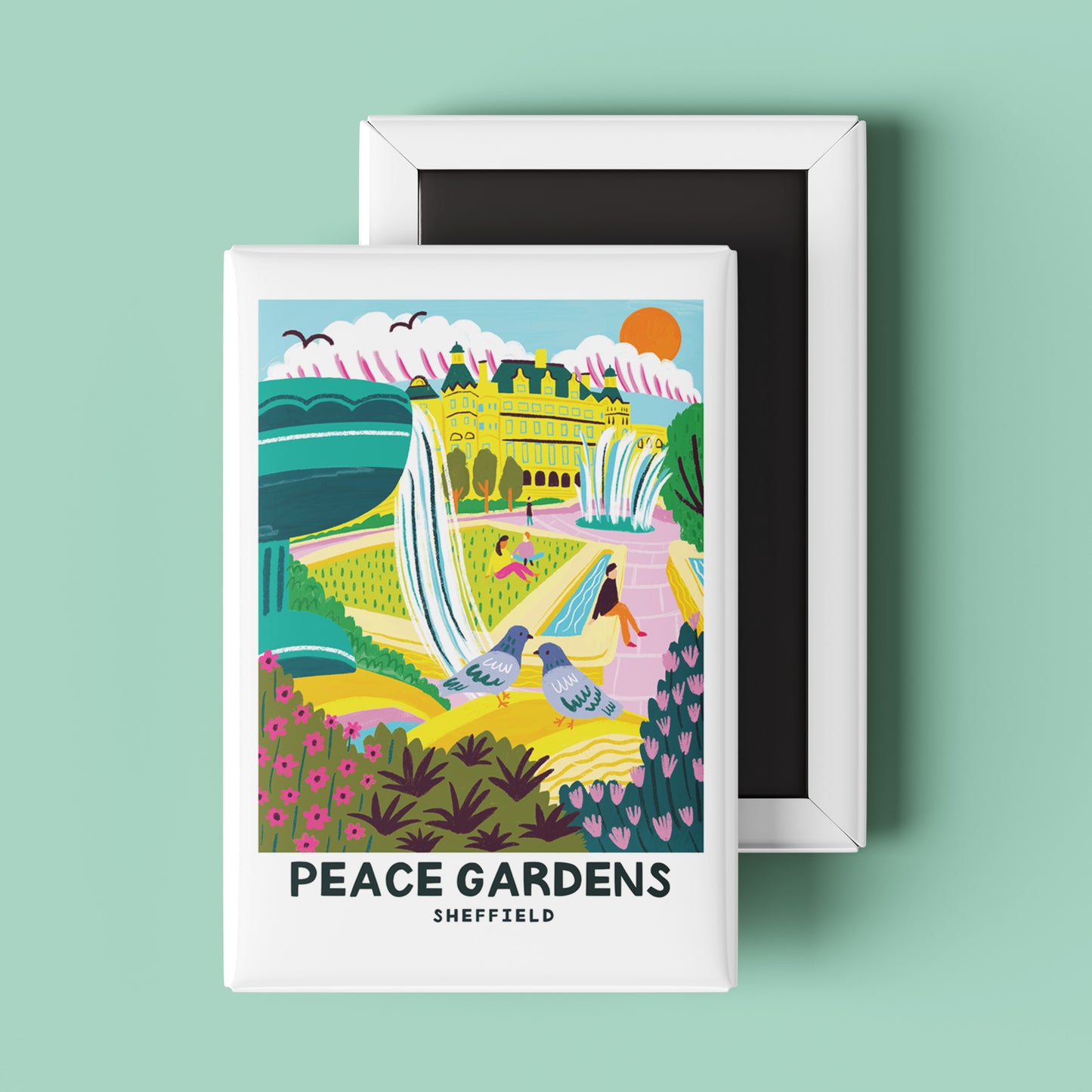 The Peace Gardens, Sheffield Magnet