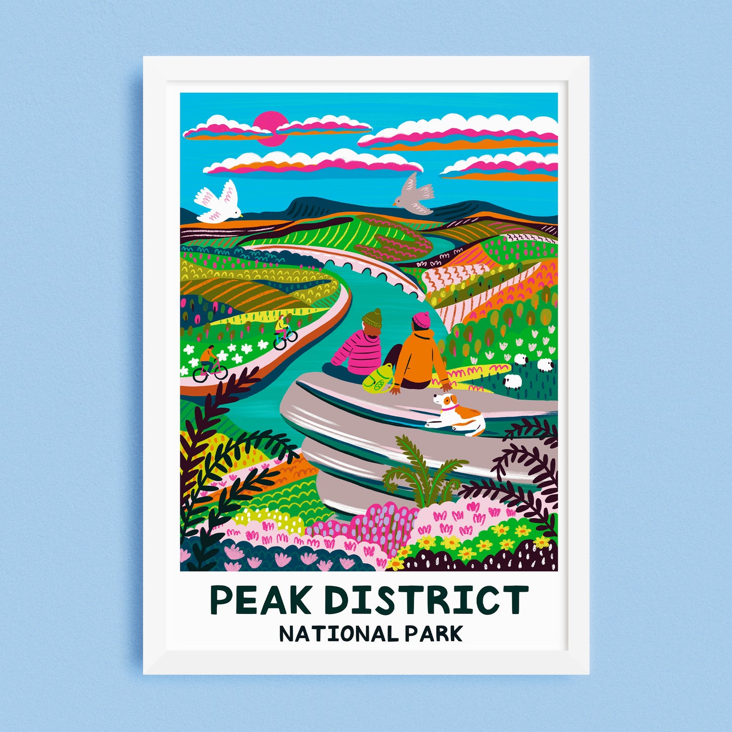 The Peak District National Park Summer Print