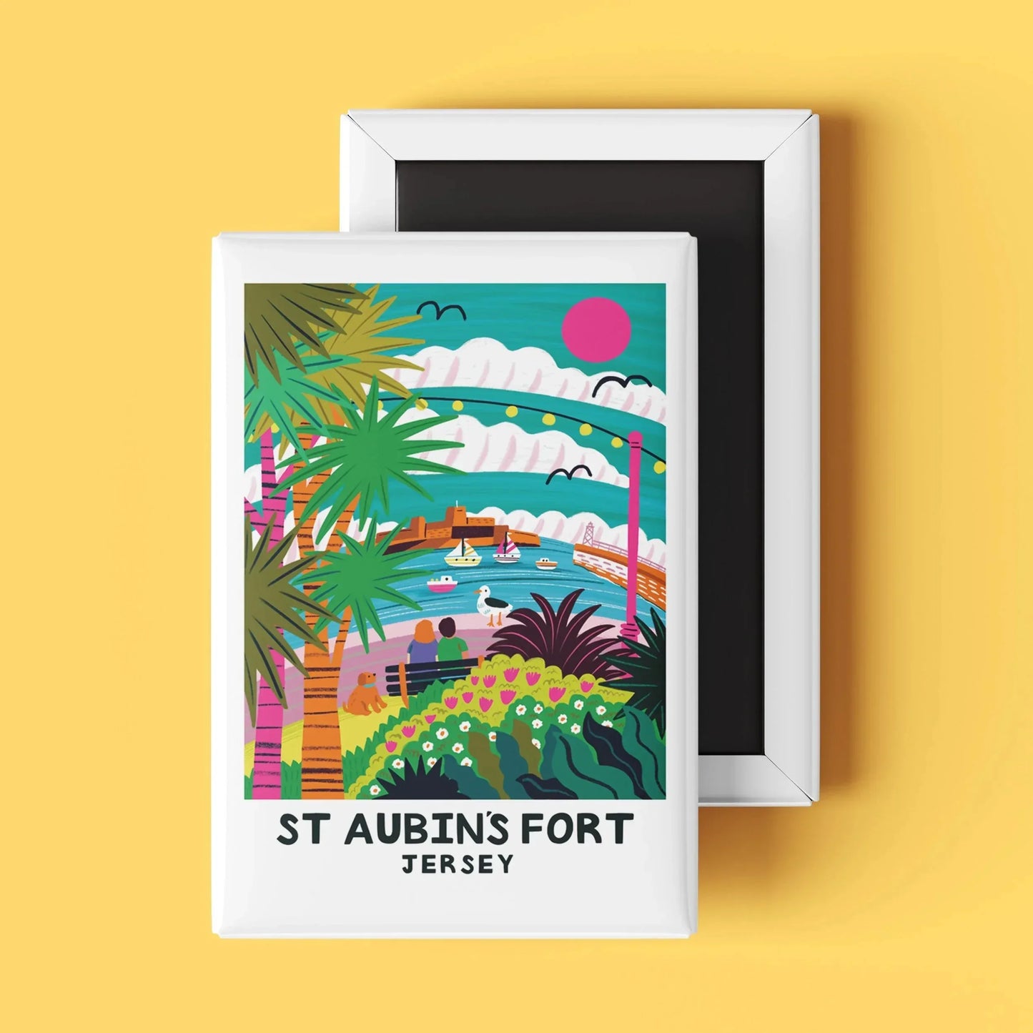 St Aubin's Fort Magnet Lauren Radley
