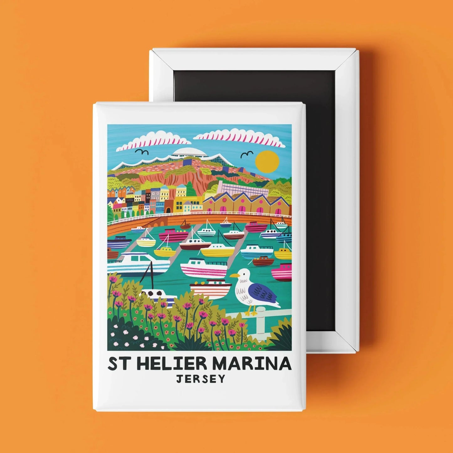 St Helier Marina Magnet Lauren Radley