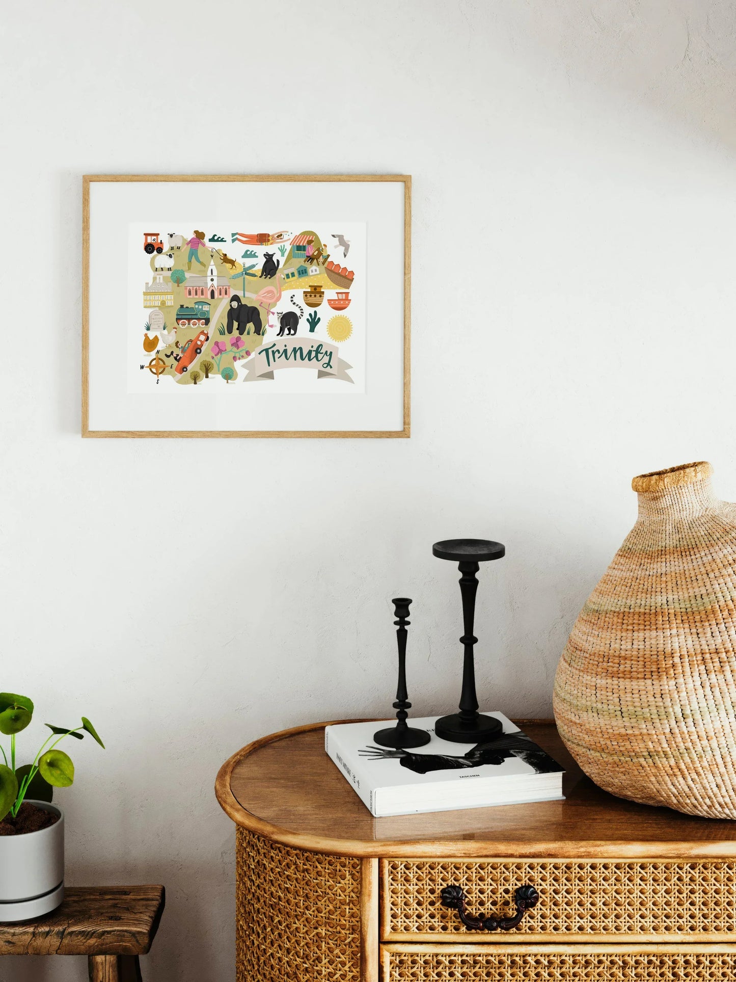 Trinity Map - Jersey Print Lauren Radley