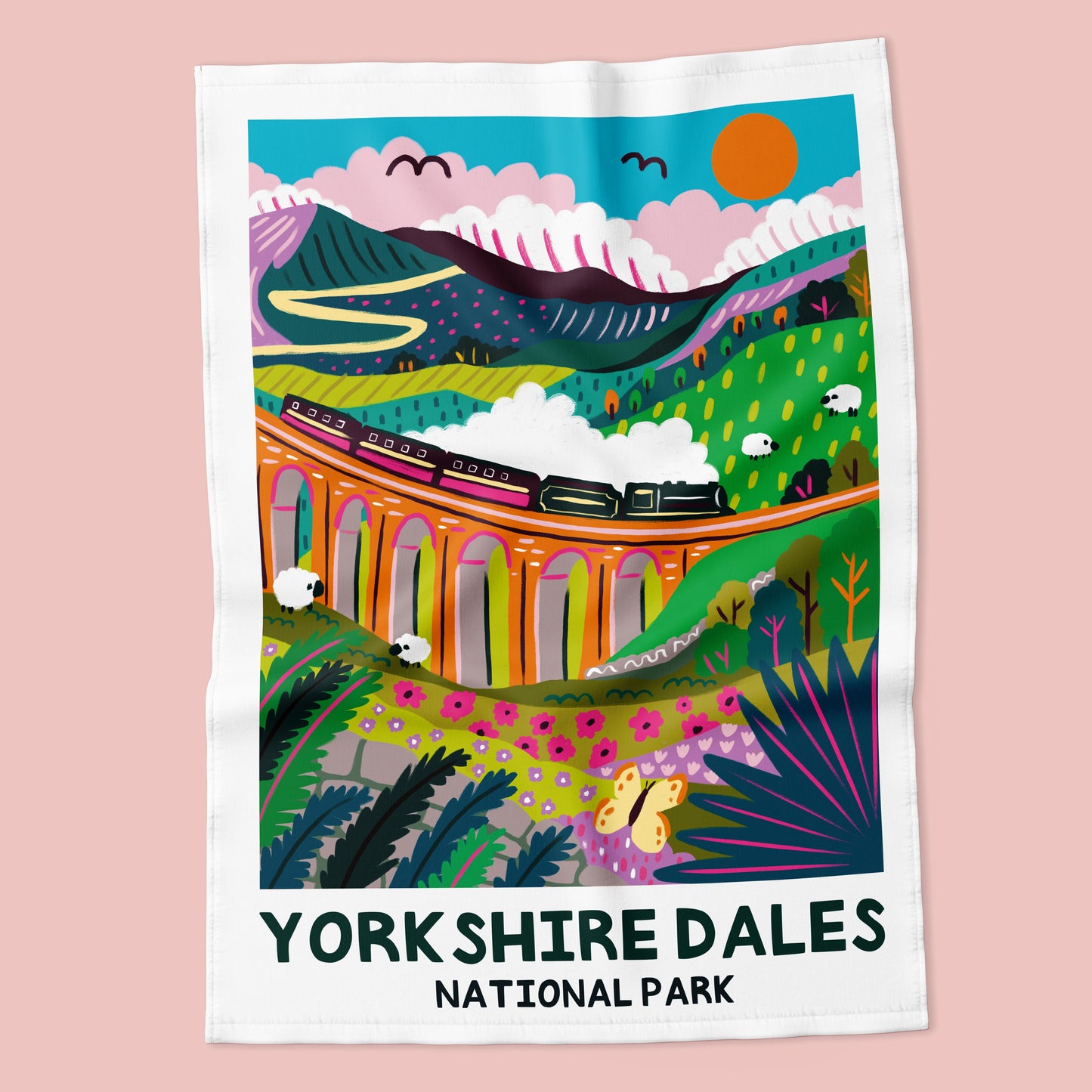 Yorkshire Dales National Park Tea Towel