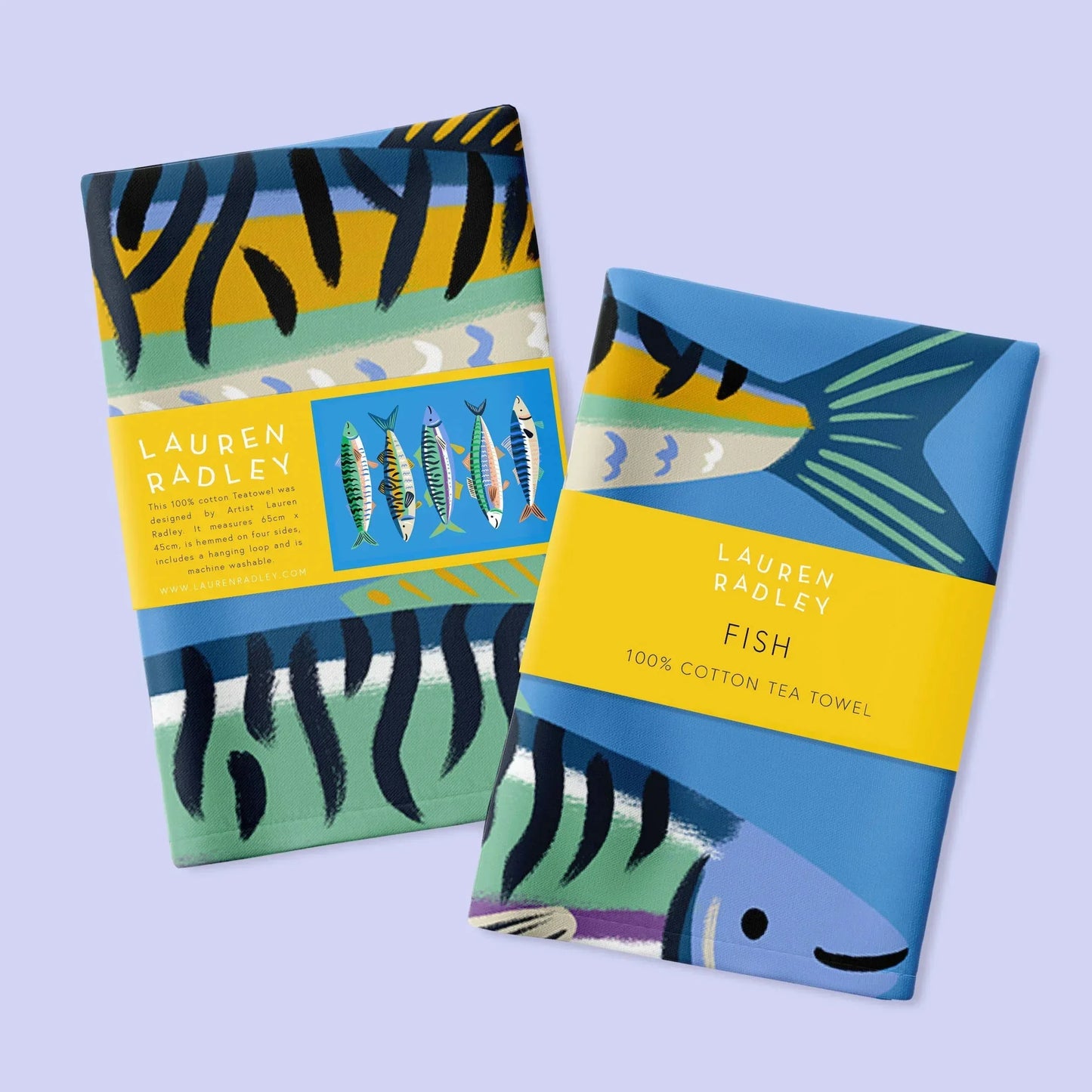 Fish Tea Towel - Lauren Radley