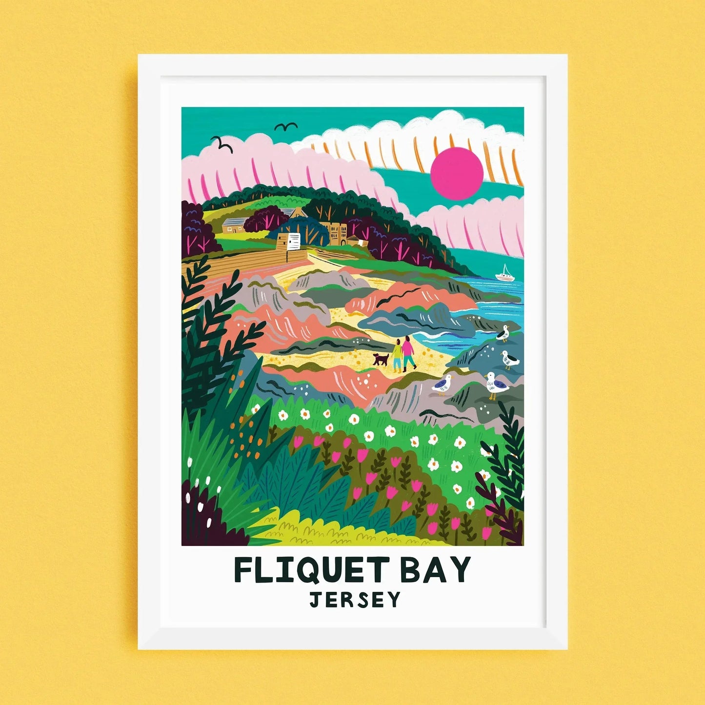 Fliquet Bay - Jersey Print - Lauren Radley