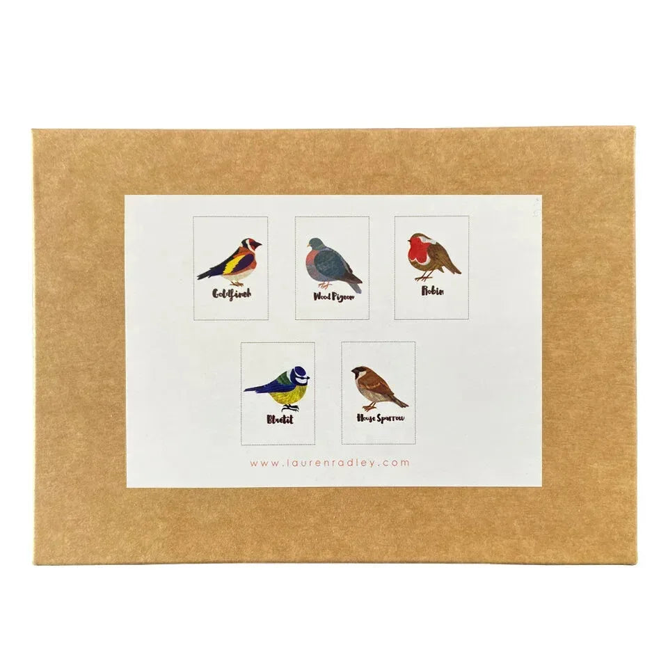 British Garden Birds Notecards Box Set - Lauren Radley