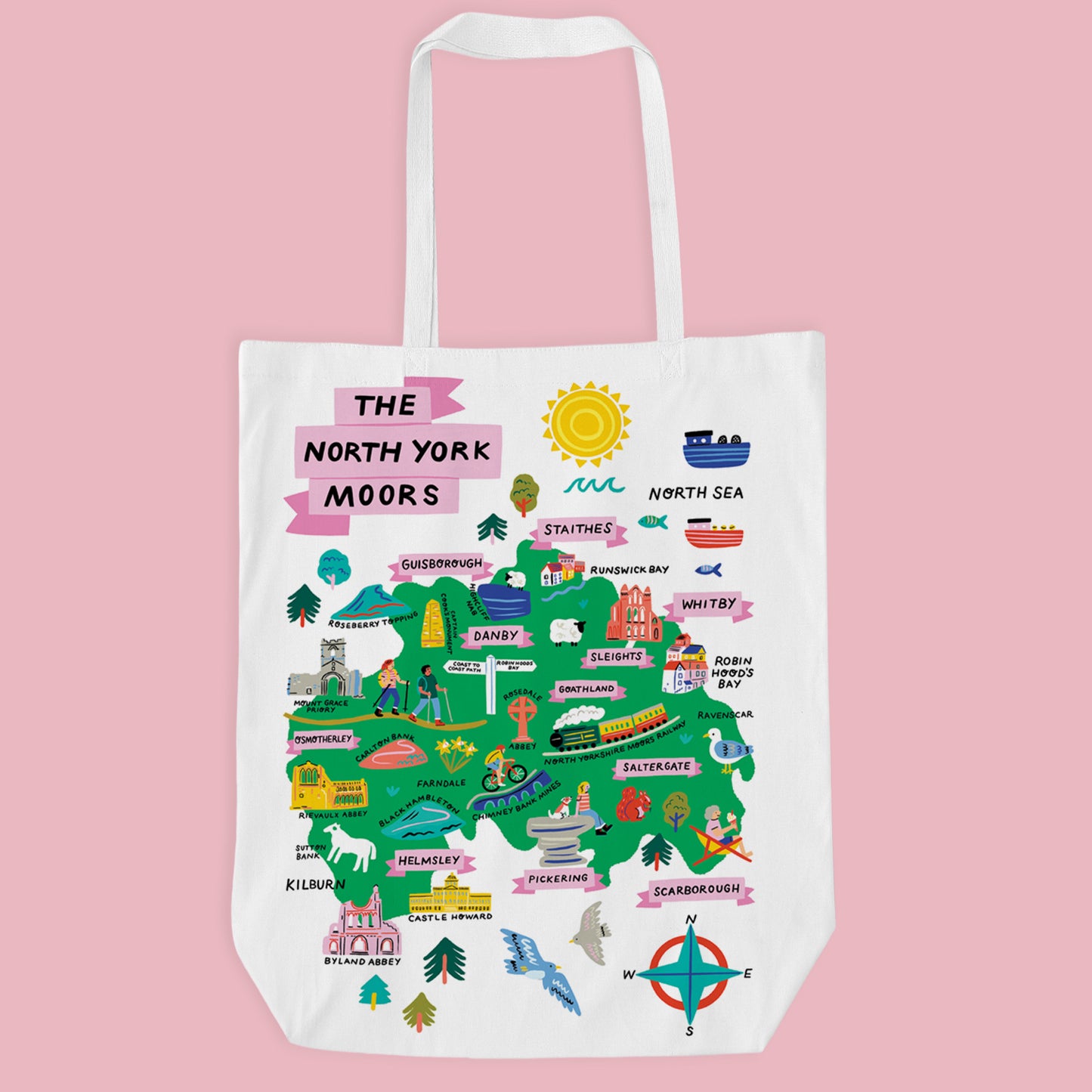 North York Moors Map Bag