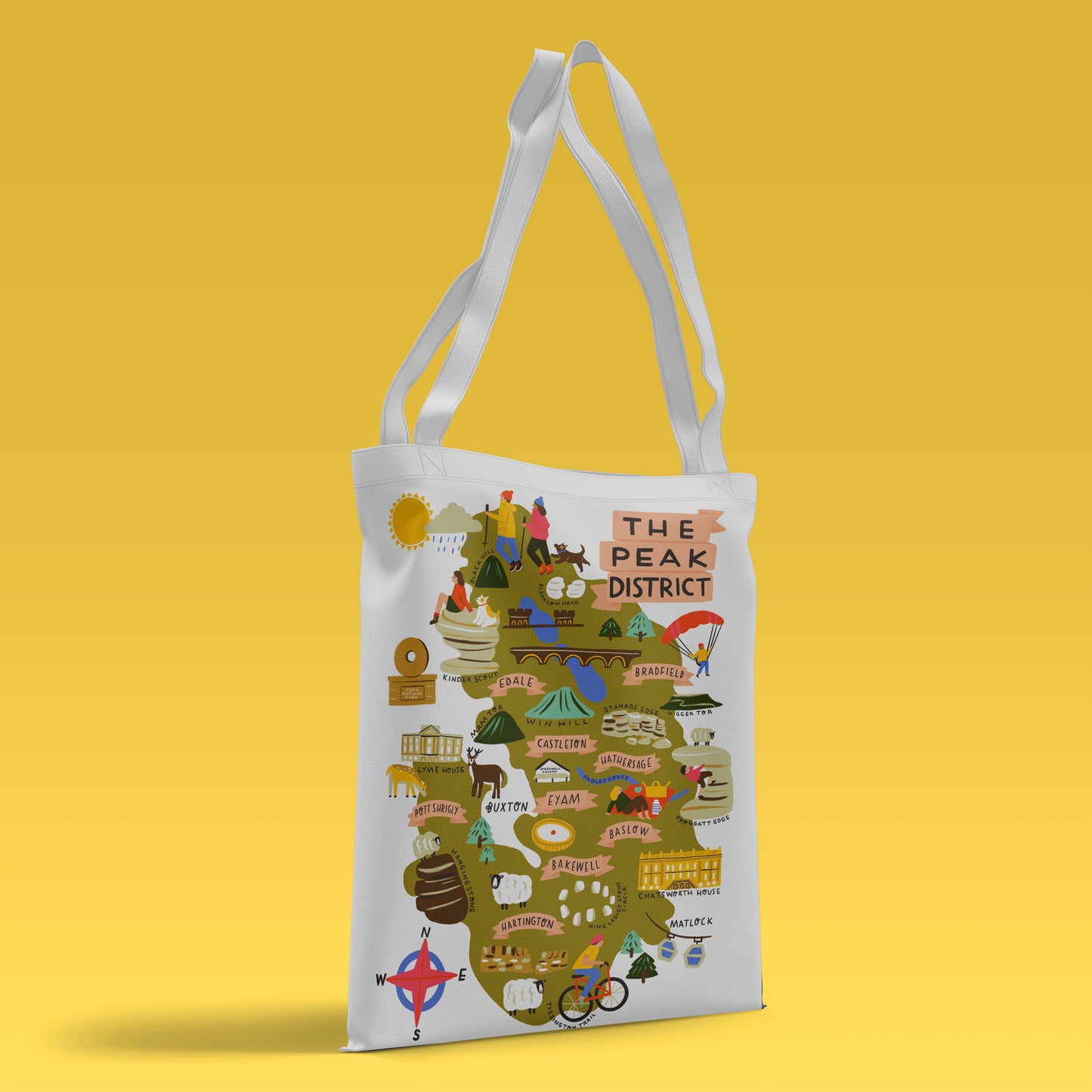 The Peak District Map Bag