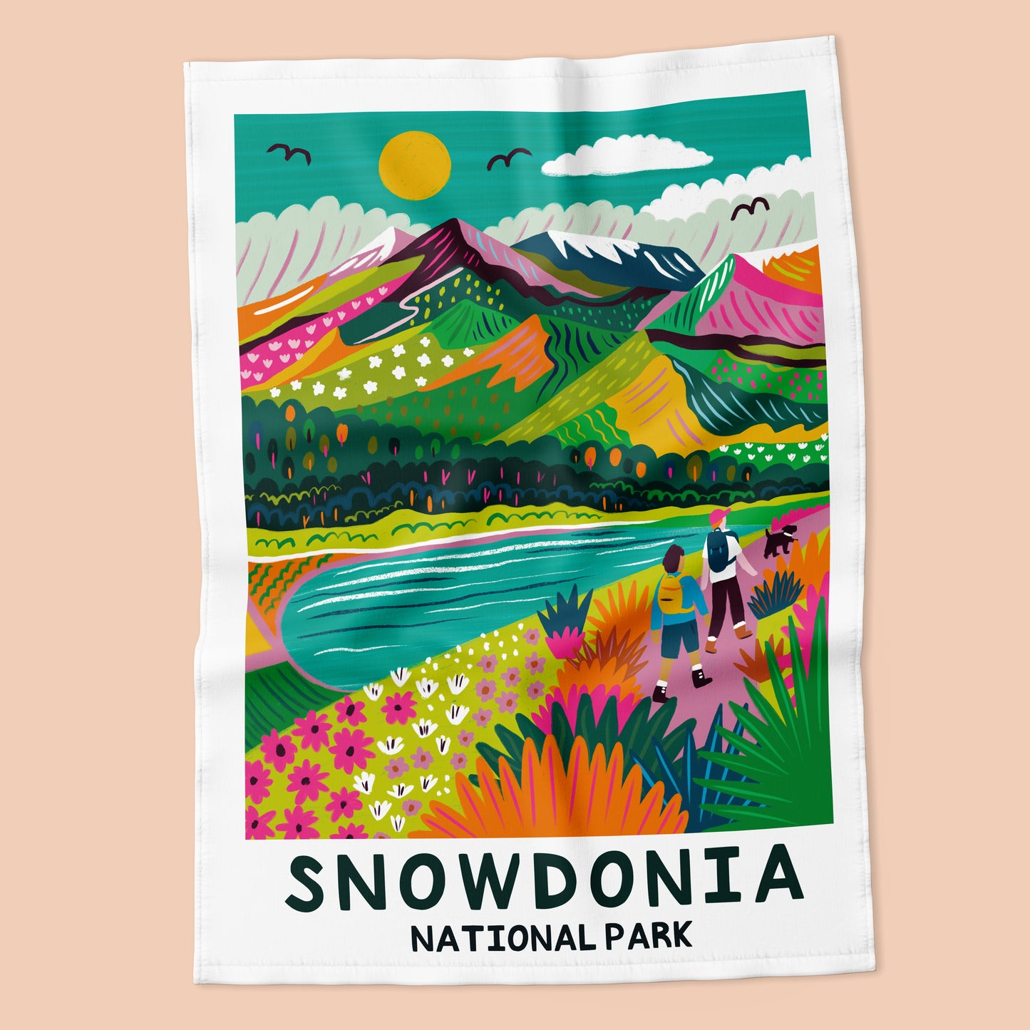 Snowdonia National Park Tea Towel
