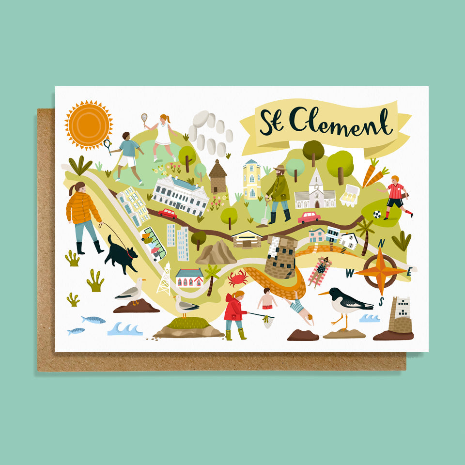 St Clement Parish Map Card Lauren Radley