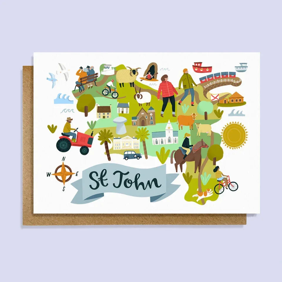 St John Map Card Lauren Radley