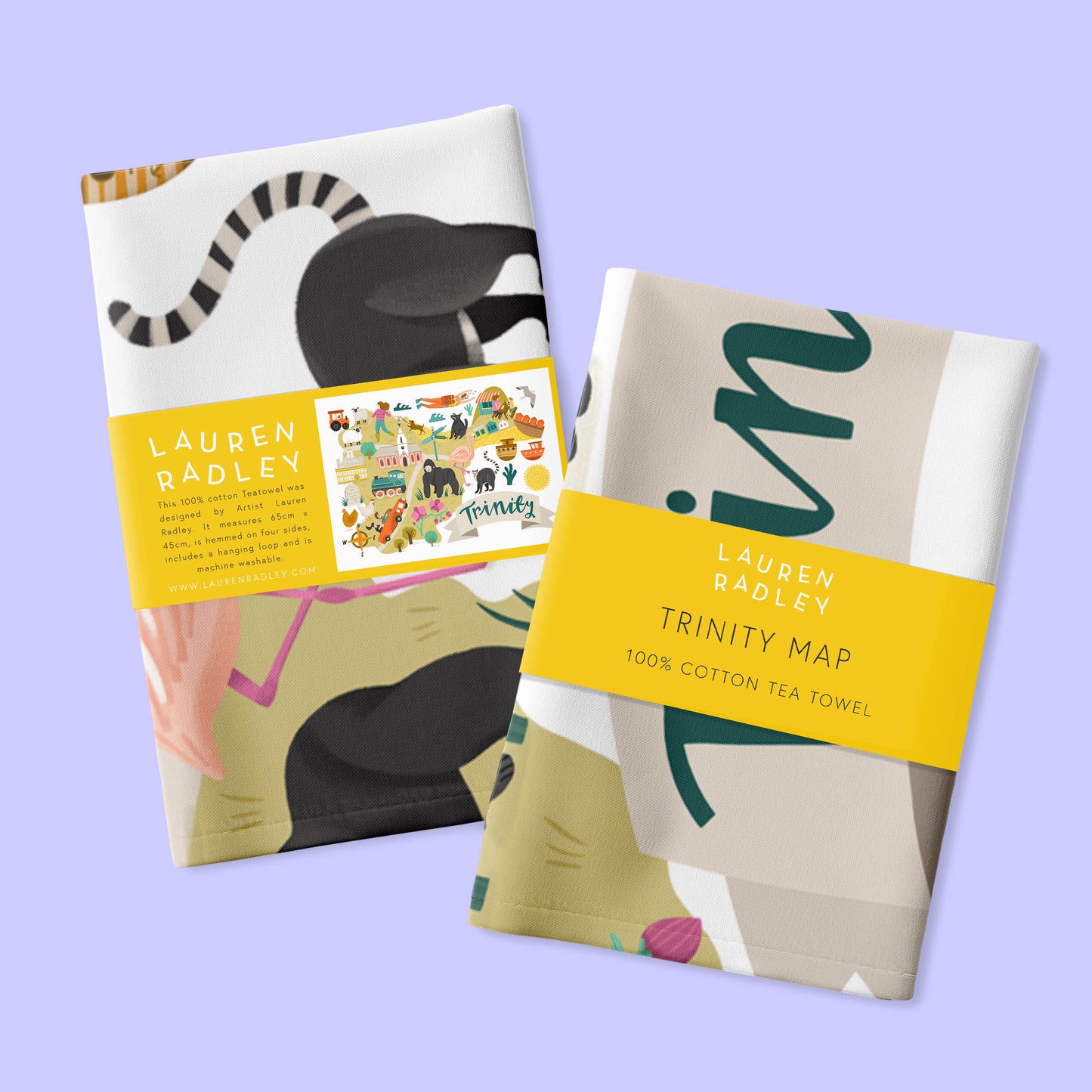 Trinity Map Tea Towel