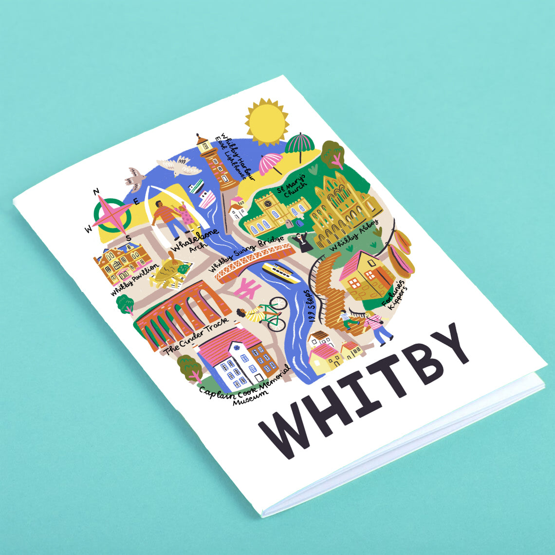 Whitby Map Circle Notebook