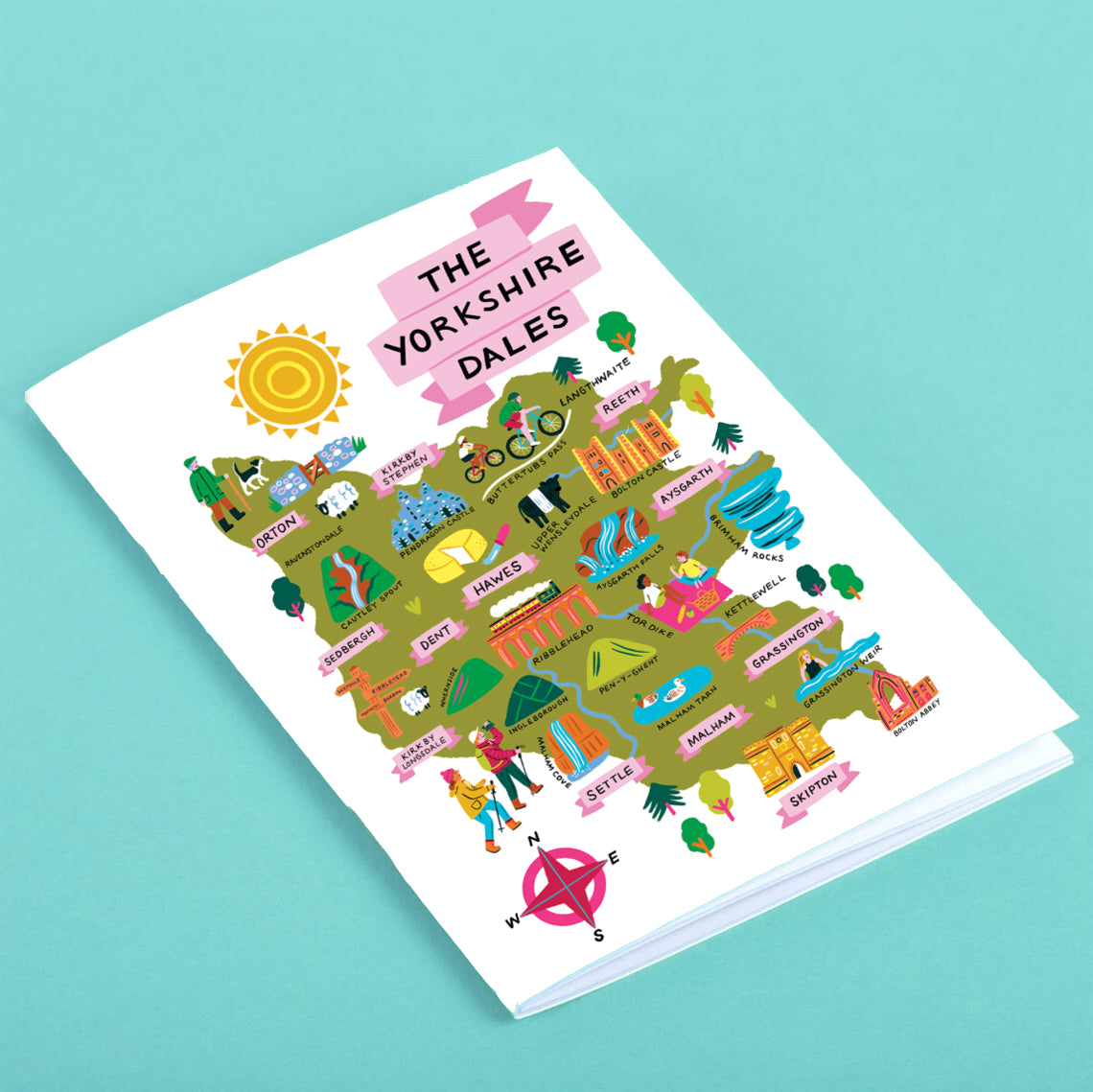 Yorkshire Dales Map Notebook