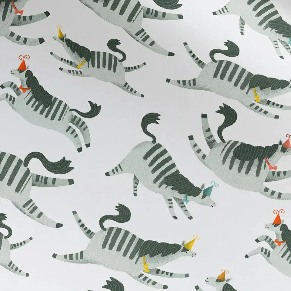 Zebra Gift Wrap Lauren Radley