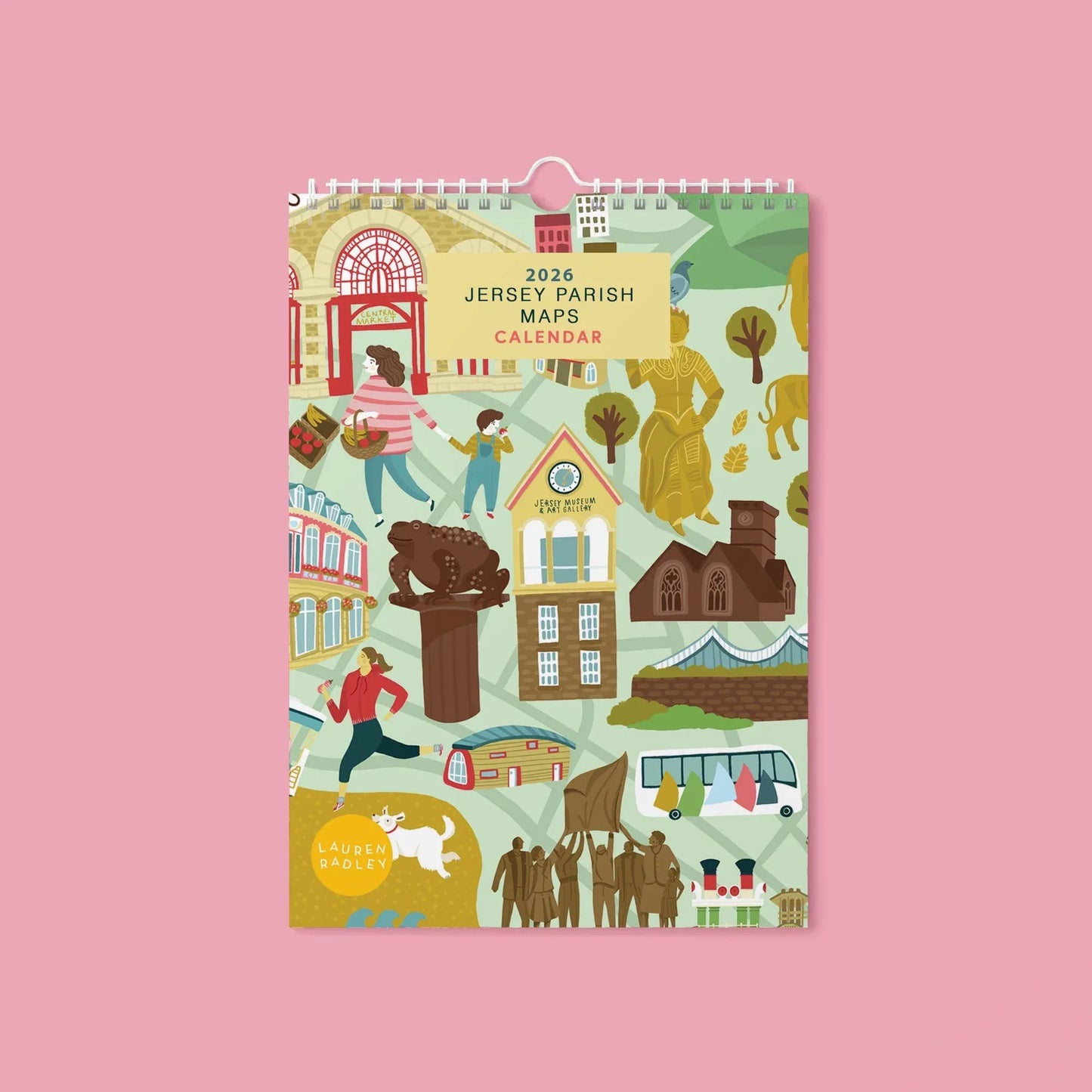 Jersey Parishes 2026 Wall Calendar - Lauren Radley