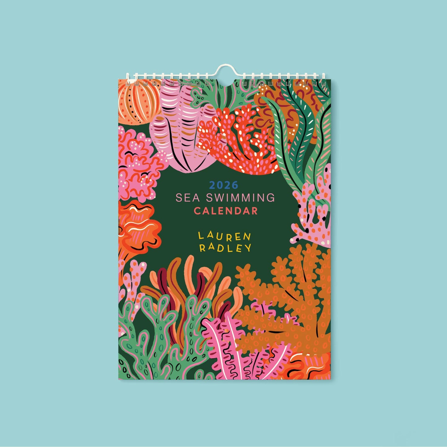 Sea Swimming 2026 Wall Calendar Lauren Radley