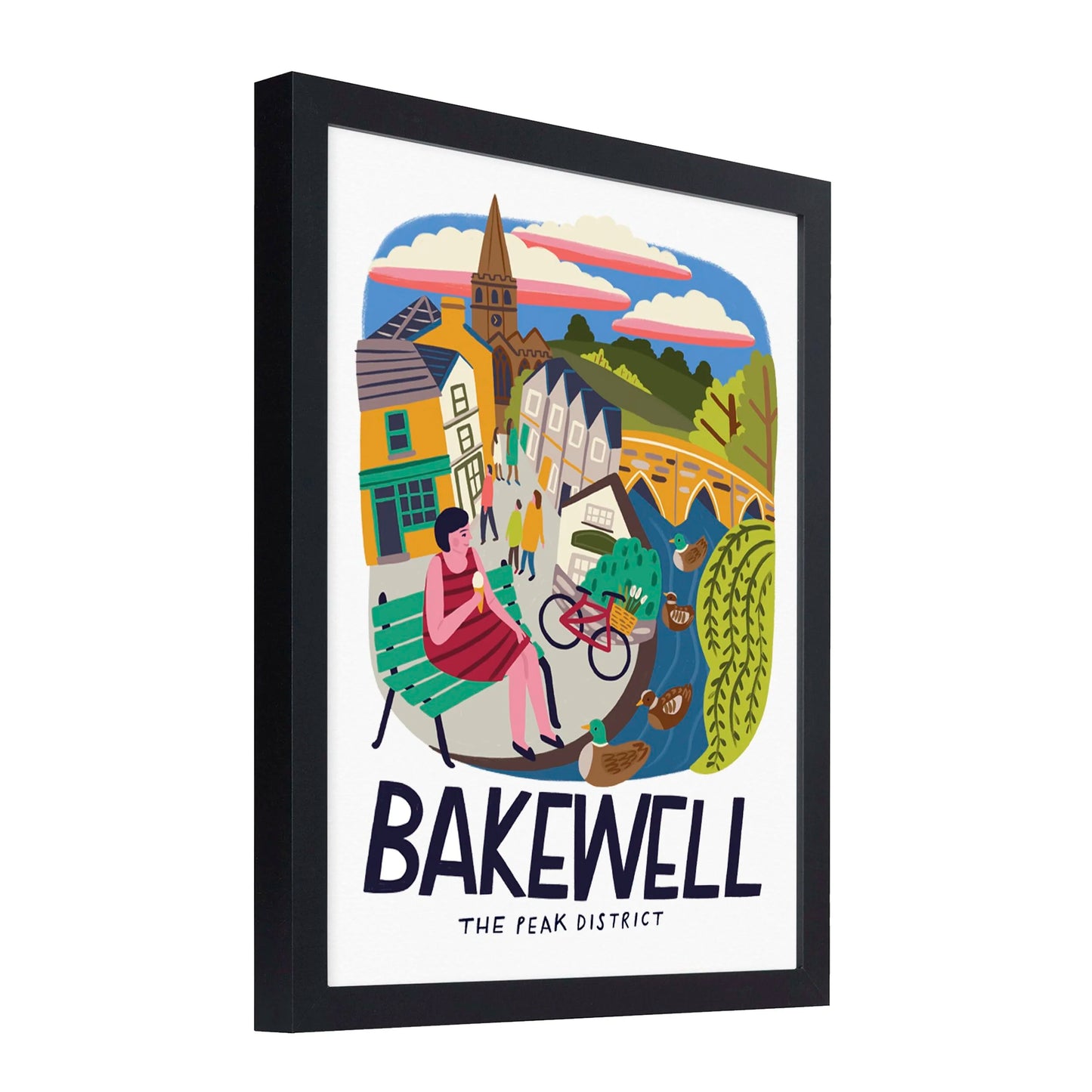 Bakewell Travel Poster