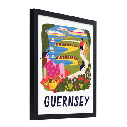 Guernsey Travel Poster