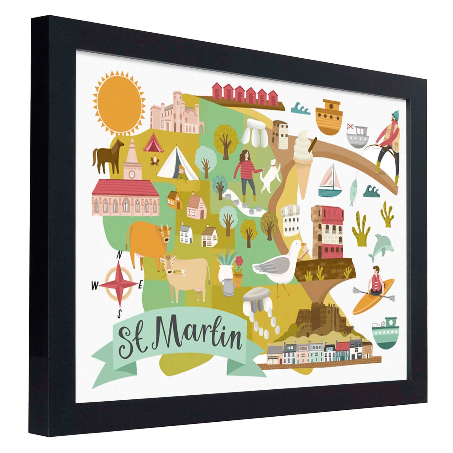 St Martin Parish Map