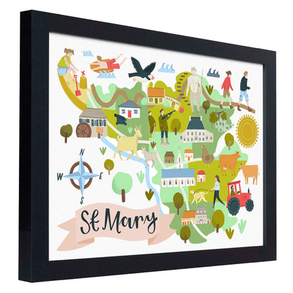 St Mary Map - Jersey