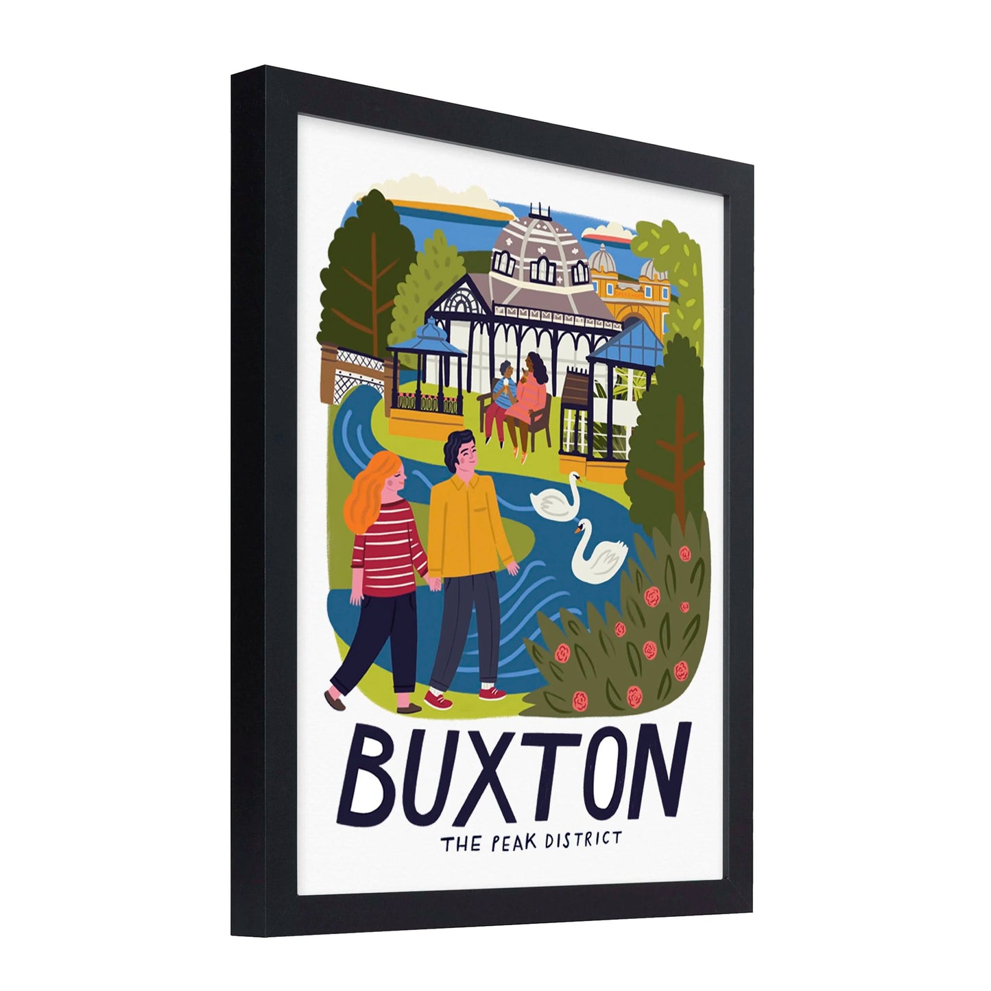 Buxton Travel Poster