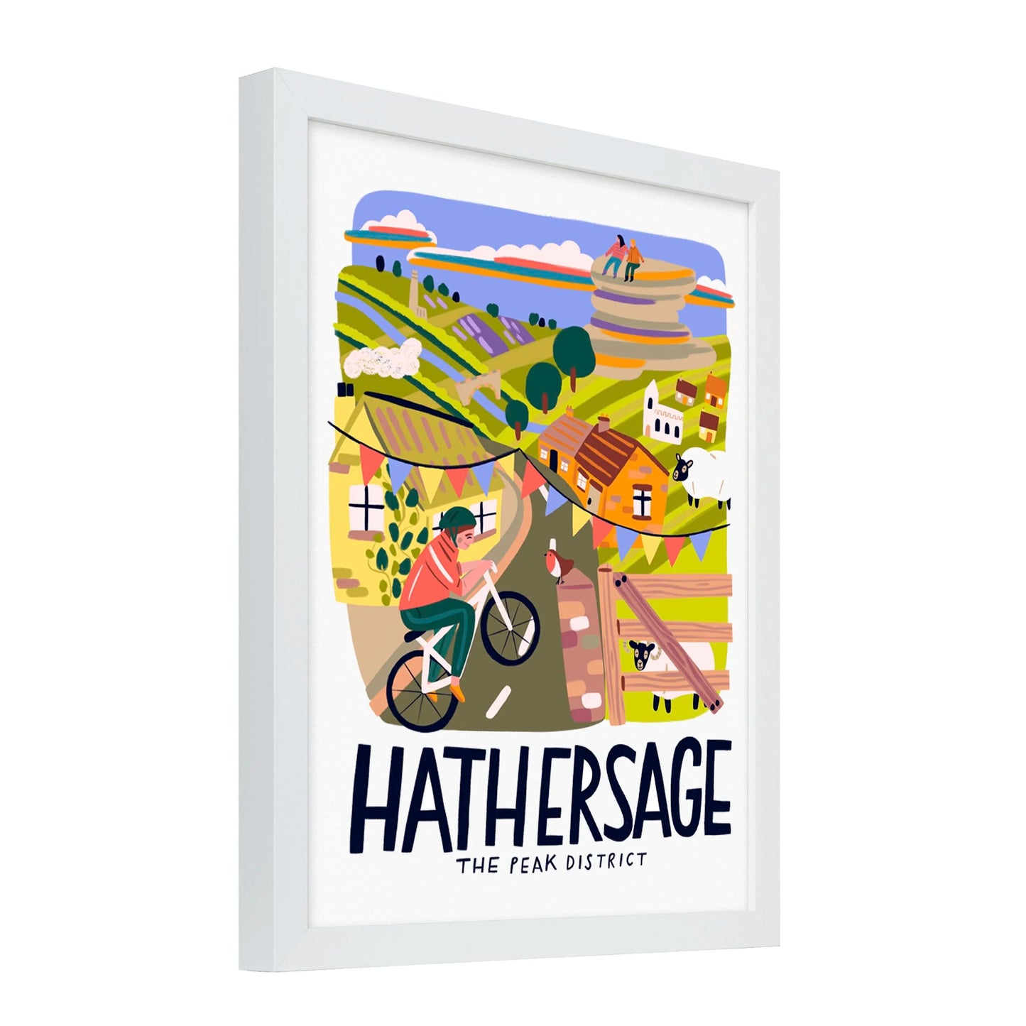Hathersage Travel Poster