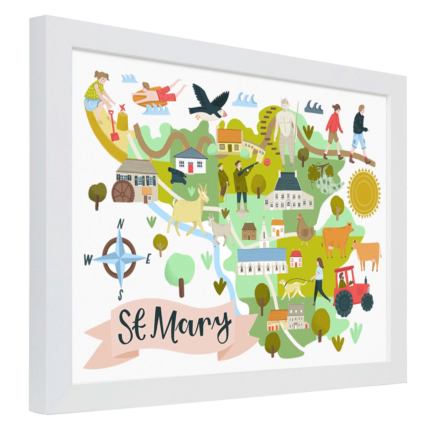 St Mary Map - Jersey
