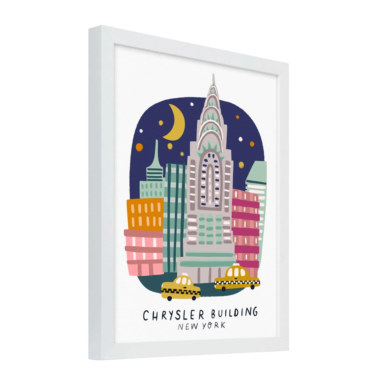 Chrysler Building Travel Poster Print - Lauren Radley