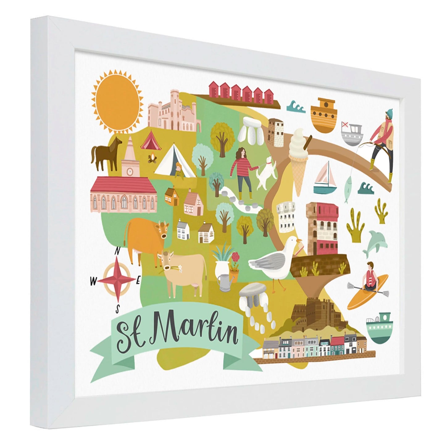 St Martin Parish Map