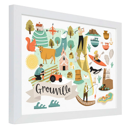 Grouville Map - Jersey