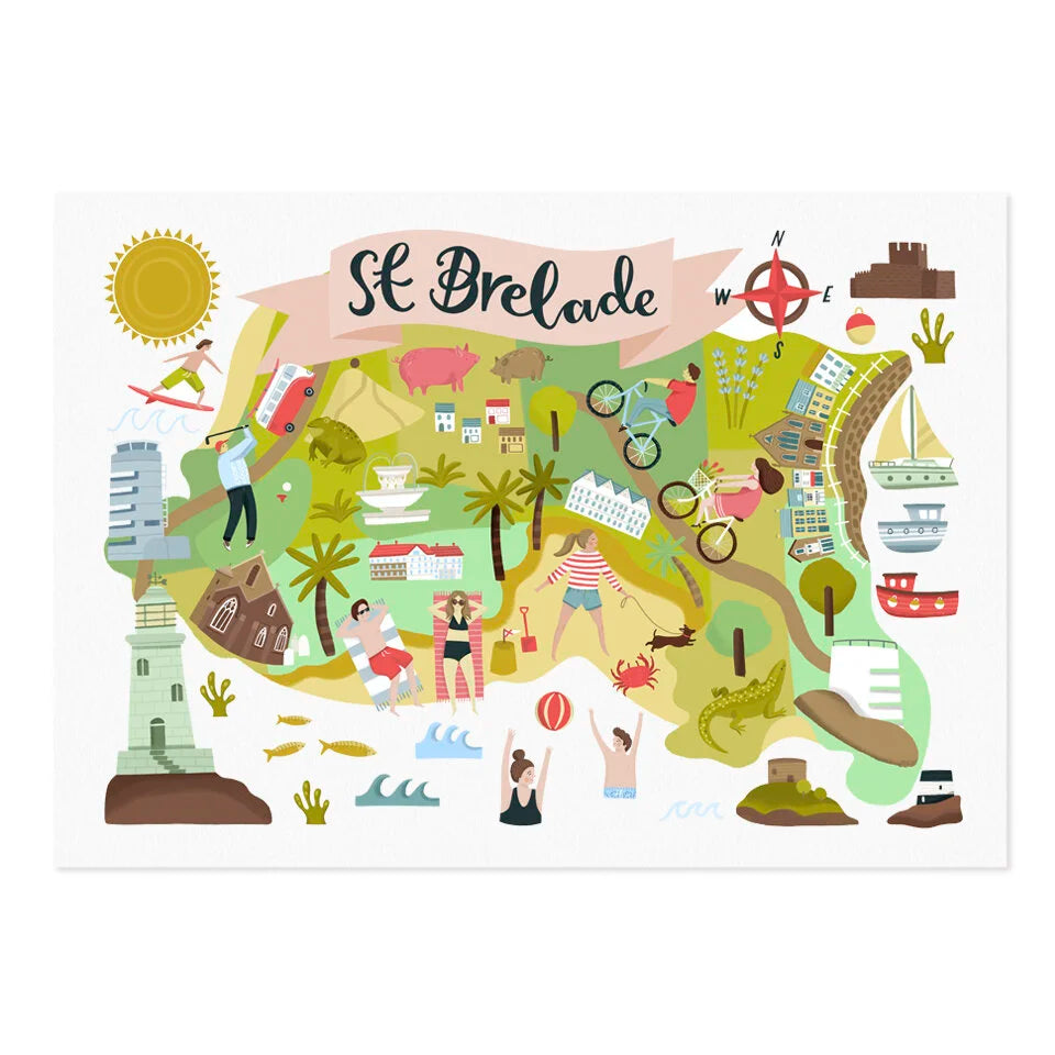 St Brelade Parish Map