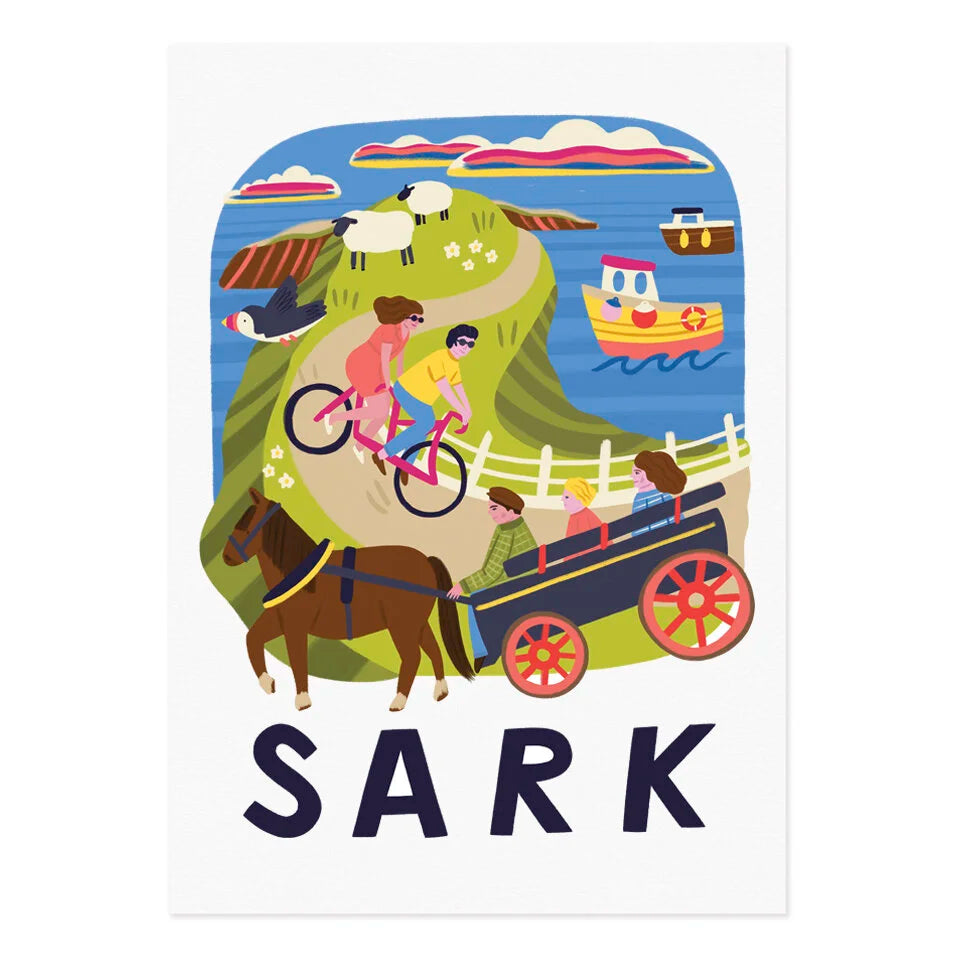 Sark Travel Poster