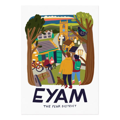 Eyam Travel Poster
