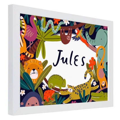 Jungle Border Name Print