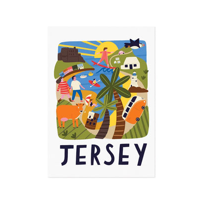 Jersey Travel Poster