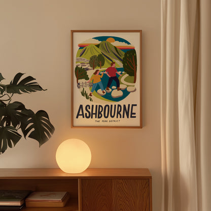 Ashbourne Travel Poster
