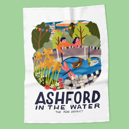 Ashford Travel Poster Tea Towel Lauren Radley