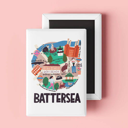 Battersea Map Magnet