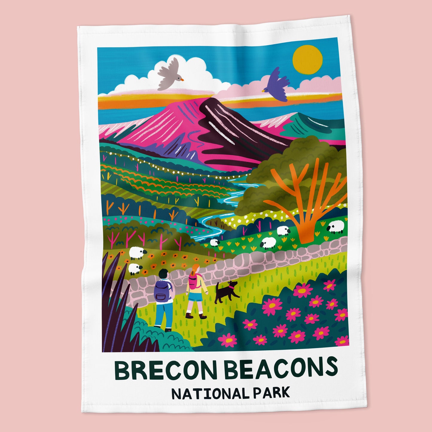 Brecon Beacons National Park Tea Towel