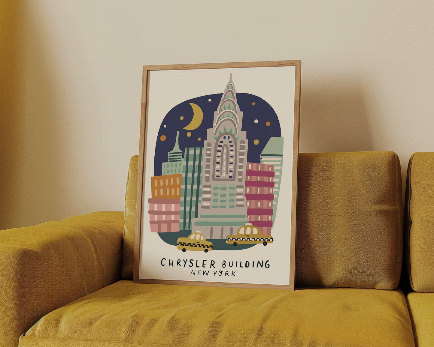 Chrysler Building Travel Poster Print - Lauren Radley