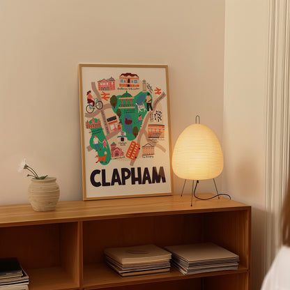 Clapham Map