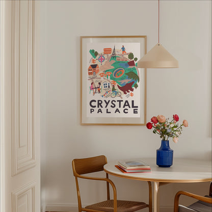 Crystal Palace Map Print Lauren Radley